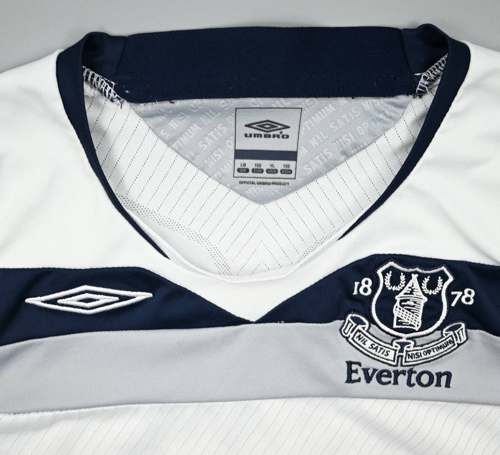 Maillot Everton Extérieur 2008-09 Umbro Fellaini vintage Boys L