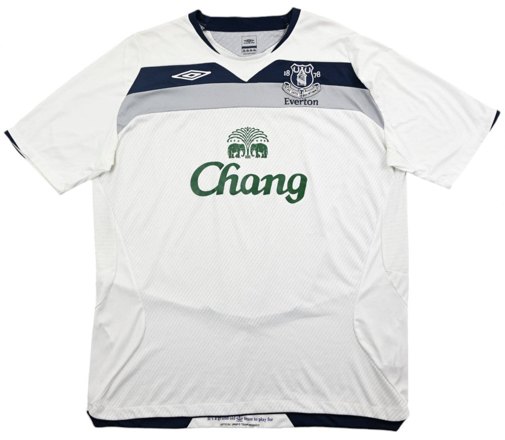 Maillot Everton Extérieur 2008-09 Umbro CHANG vintage 2XL