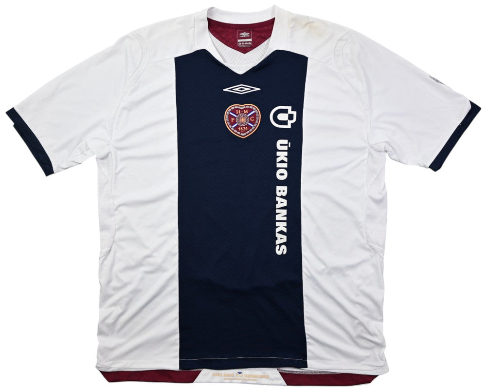 Maillot Hearts Extérieur Umbro 2008-09 Vintage Ukio Bankas XXL