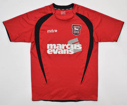 Maillot Ipswich Town Domicile 2008-09 Mitre Vintage – Taille M