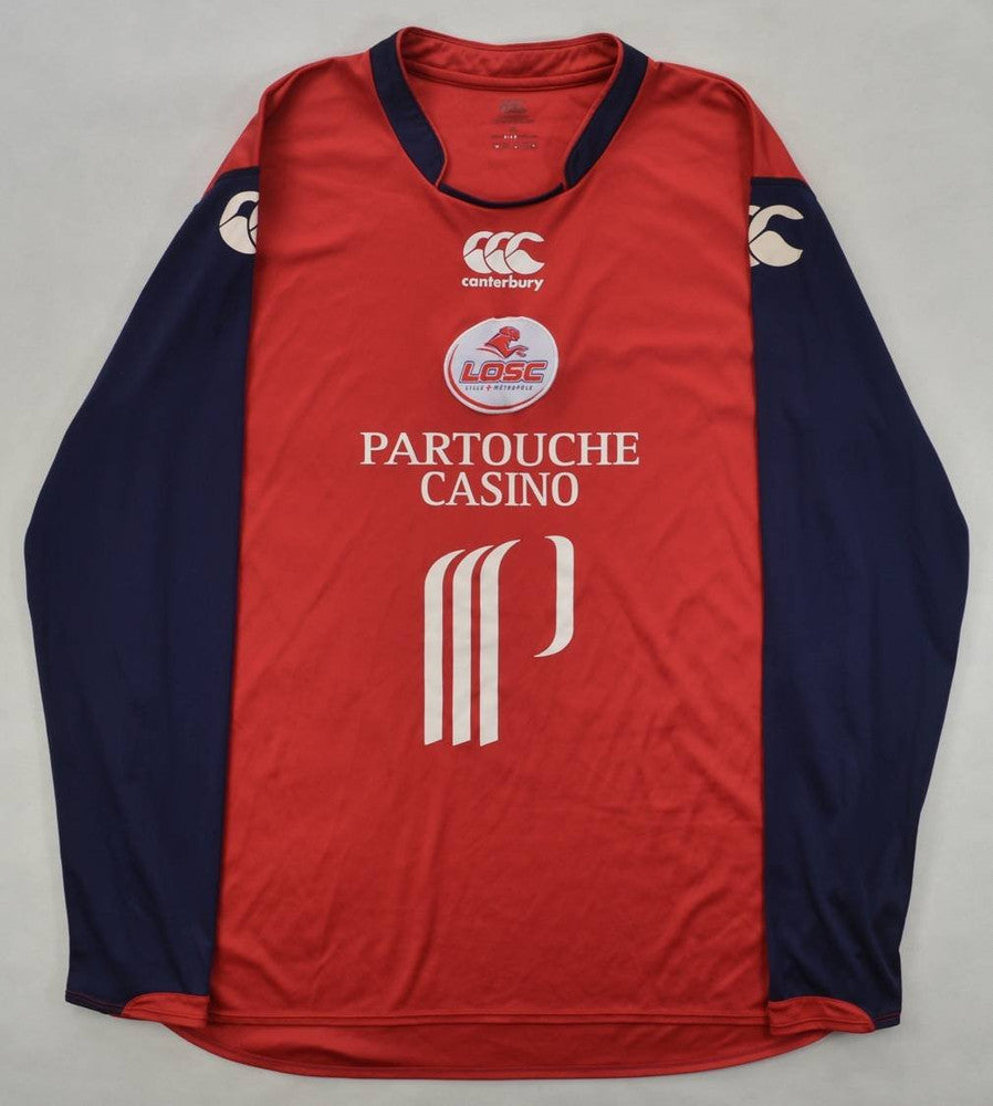 Maillot Lille OSC 2008-09 Domicile Canterbury Manches Longues