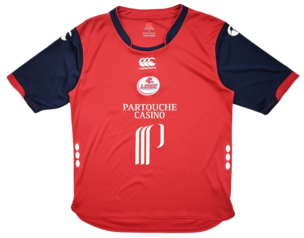 Maillot Lille OSC 2008-09 Canterbury vintage Partouche L.Boys
