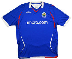 Maillot Linfield FC Domicile 2008-09 Umbro Vintage - L