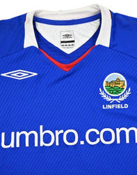 Maillot Linfield FC Domicile 2008-09 Umbro Vintage - L