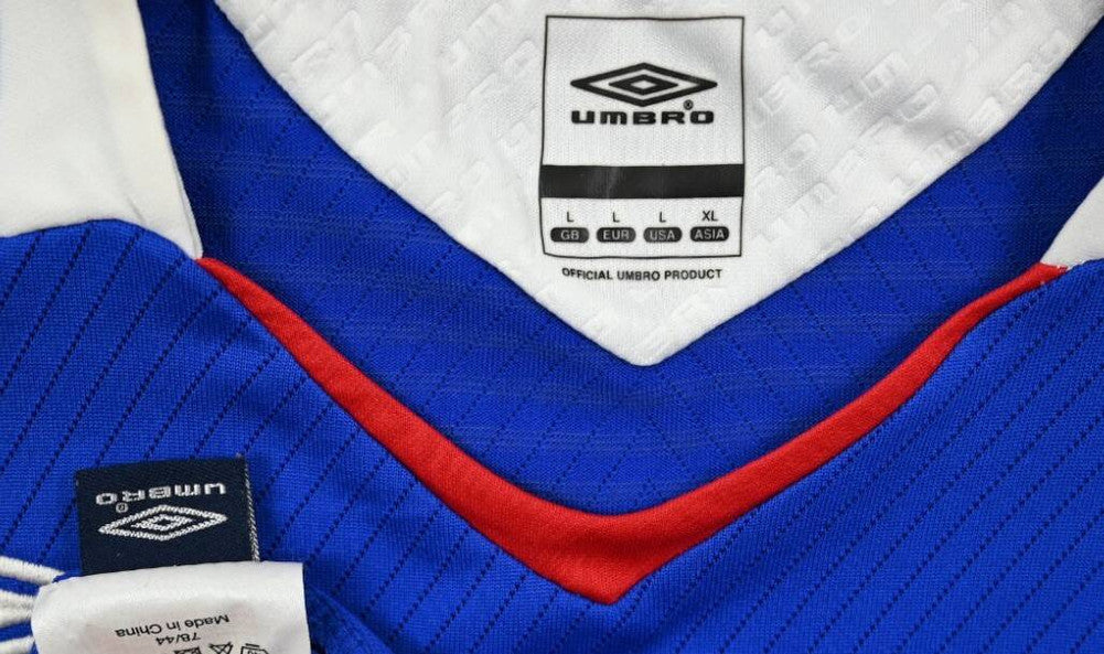 Maillot Linfield FC Domicile 2008-09 Umbro Vintage - L