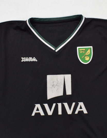 Maillot Norwich City Extérieur 2008-09 Xara Manches Longues 3XL