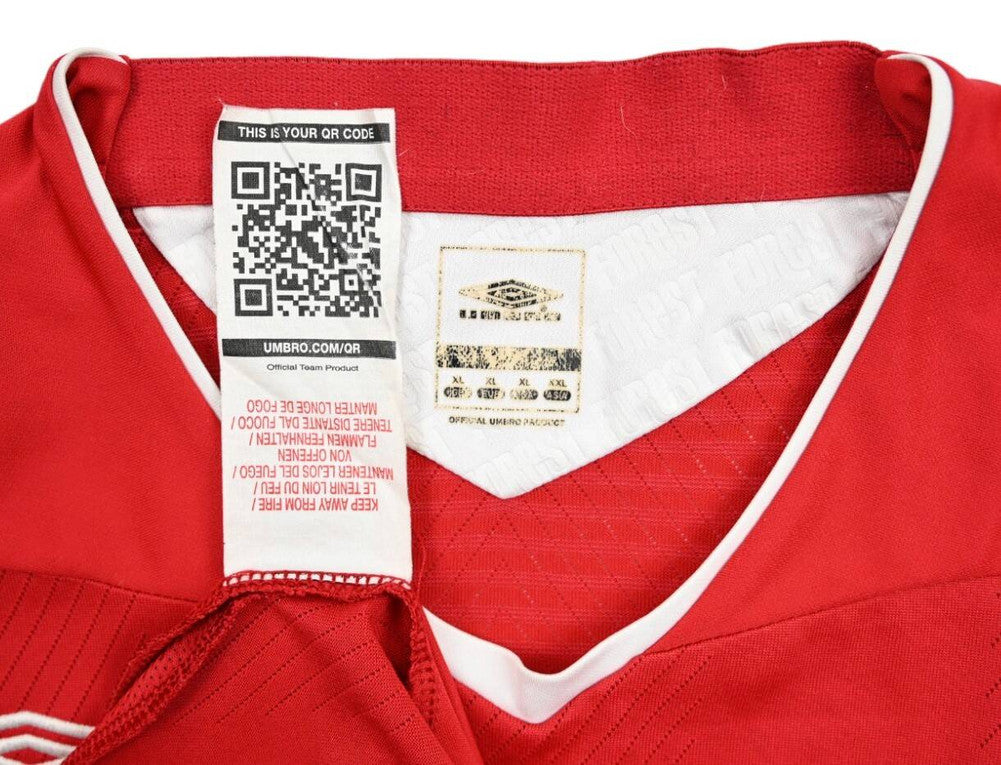Maillot Nottingham Forest 2008-09 Domicile Umbro Capital One