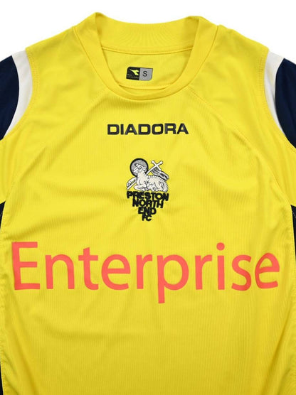 Maillot Preston North End Extérieur Diadora 2008-09 Vintage 9/10