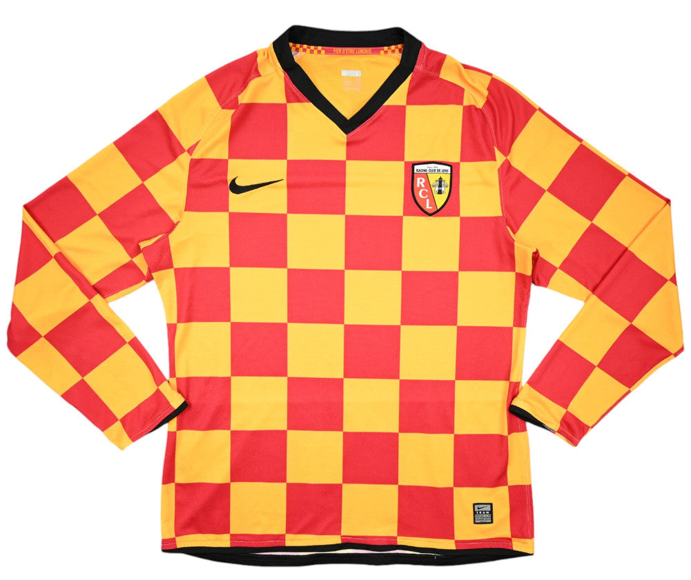Maillot RC Lens 2008-09 Player Issue Manches Longues Nike L