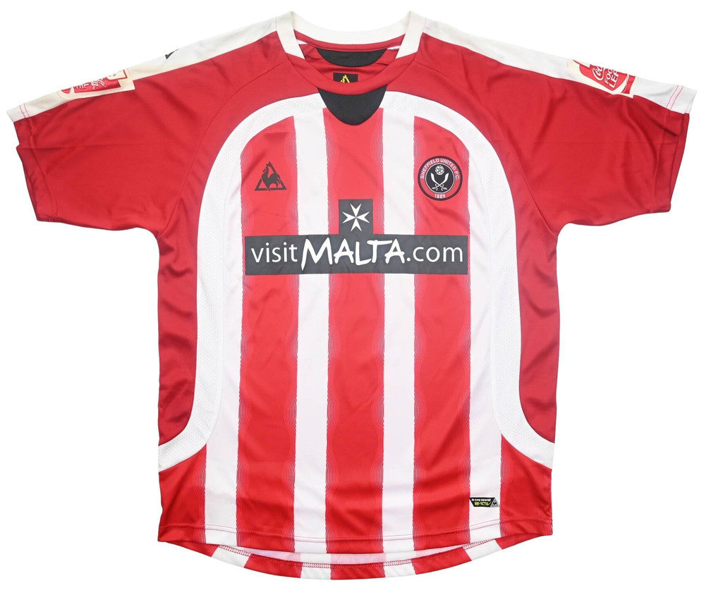 Maillot Sheffield United 2008-09 Domicile Halford Le Coq Sportif