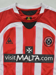Maillot Sheffield United 2008-09 Domicile Le Coq Sportif vintage