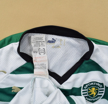 Maillot Sporting CP Domicile Puma 2008-09 Vintage | S