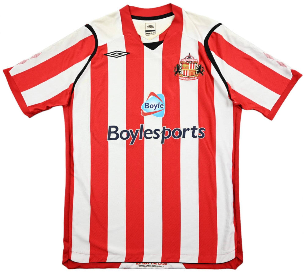 Maillot Sunderland Domicile 2008-09 Umbro BoyleSports Vintage L