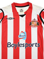 Maillot Sunderland Domicile 2008-09 Umbro BoyleSports Vintage L