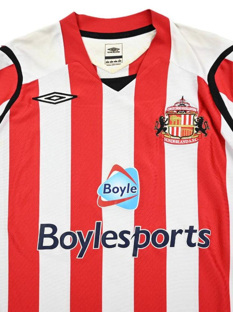 Maillot Sunderland Domicile 2008-09 Umbro BoyleSports Vintage L