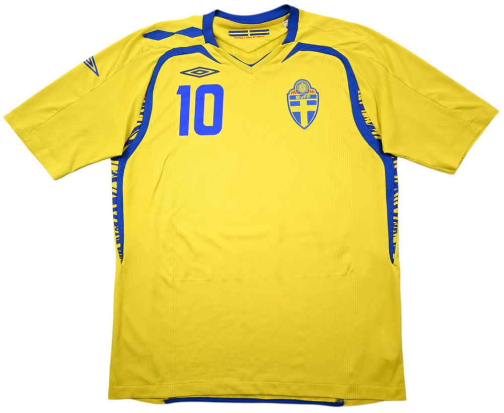 Maillot Suède Extérieur Umbro 2008-09 Ibrahimovic vintage L