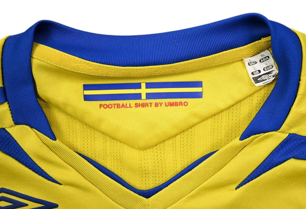 Maillot Suède Extérieur Umbro 2008-09 Ibrahimovic vintage L