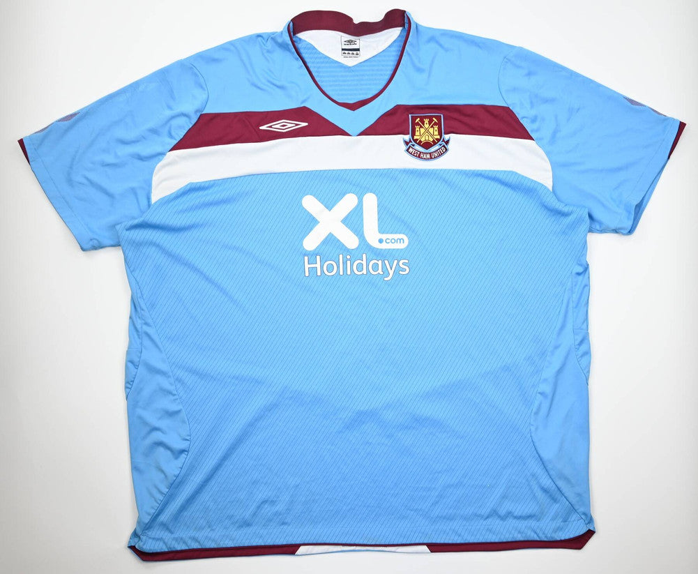 Maillot West Ham Domicile 2008-09 Umbro XL Holidays vintage