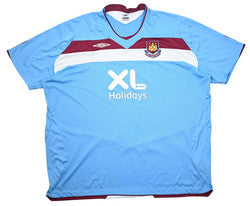 Maillot West Ham Domicile 2008-09 Umbro XL Holidays vintage