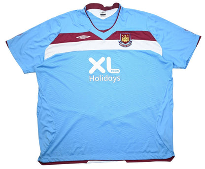 Maillot West Ham Domicile 2008-09 Umbro XL Holidays vintage