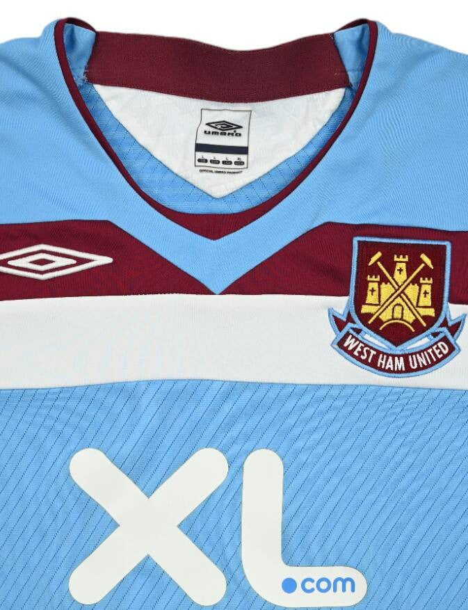 Maillot West Ham United Domicile Umbro 2008-09 – Vintage L