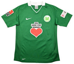 Maillot VFL Wolfsburg 2008-09 Nike Grafite Domicile Vintage