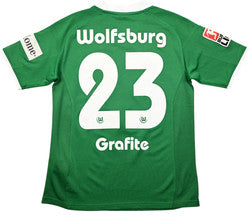 Maillot VFL Wolfsburg 2008-09 Nike Grafite Domicile Vintage