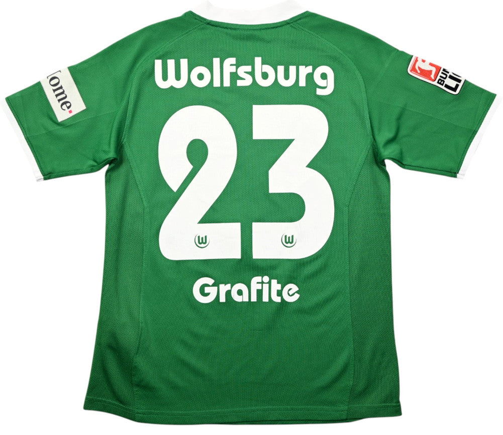 Maillot VFL Wolfsburg 2008-09 Nike Grafite Domicile Vintage