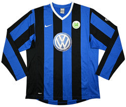 Maillot VFL Wolfsburg 2008-09 Nike Domicile Manches Longues Vintage