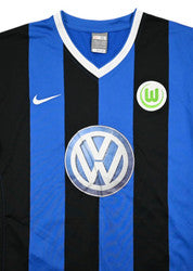 Maillot VFL Wolfsburg 2008-09 Nike Domicile Manches Longues Vintage