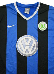 Maillot VFL Wolfsburg Domicile Nike 2008-09 Vintage Taille L