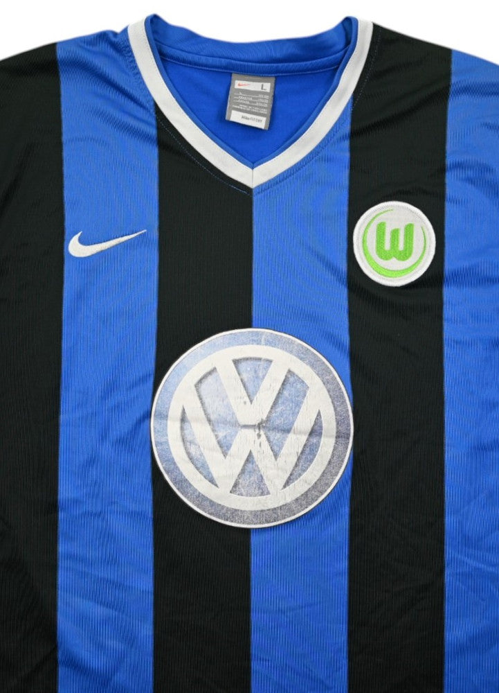 Maillot VFL Wolfsburg Domicile Nike 2008-09 Vintage Taille L
