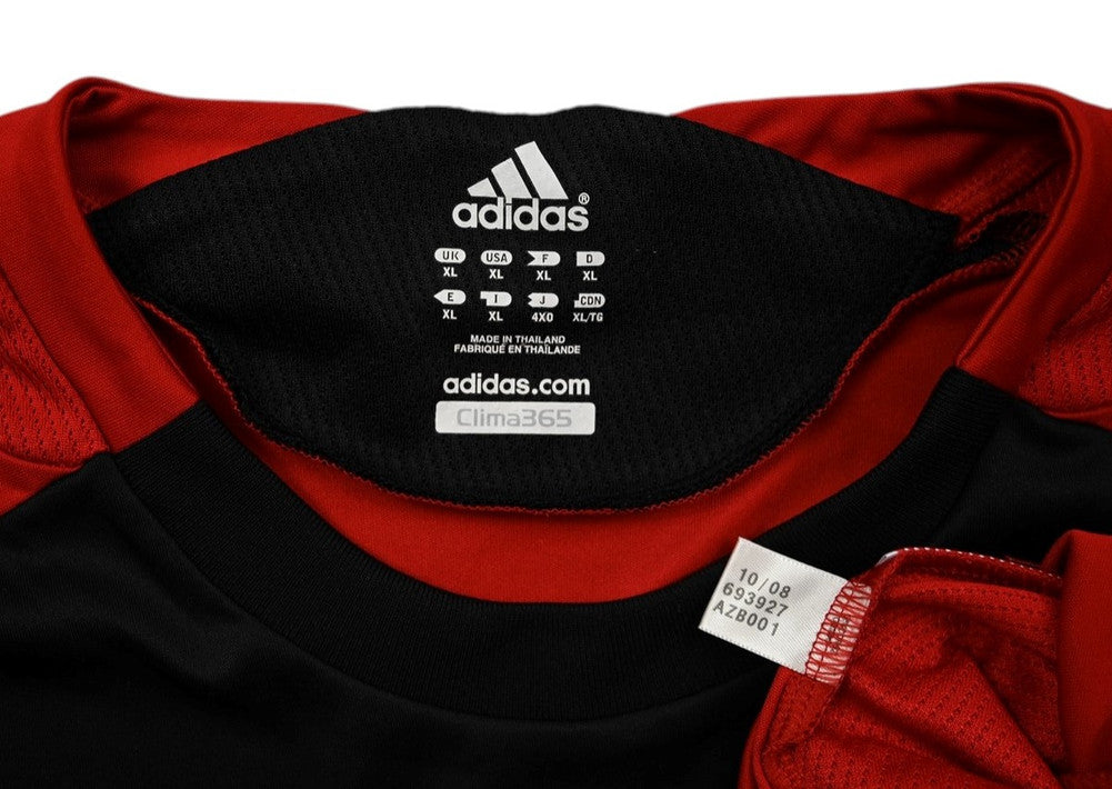 Maillot Bayer Leverkusen 2008-10 Adidas Player Issue Vintage