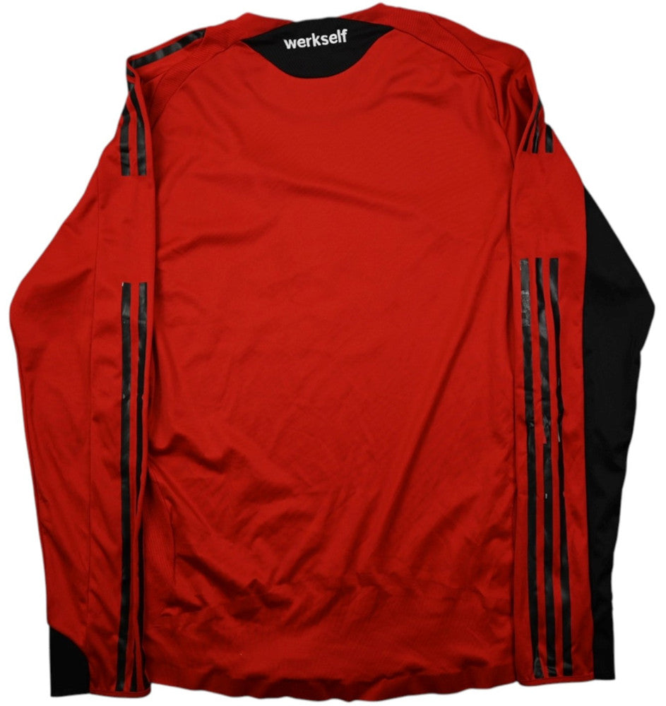Maillot Bayer Leverkusen 2008-10 Adidas Player Issue Vintage