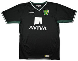 Maillot Extérieur Norwich City 2008-10 Xara AVIVA Vintage