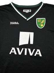 Maillot Extérieur Norwich City 2008-10 Xara AVIVA Vintage