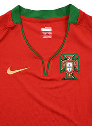 Maillot Portugal Domicile Nike 2008-2010 Vintage S Femme