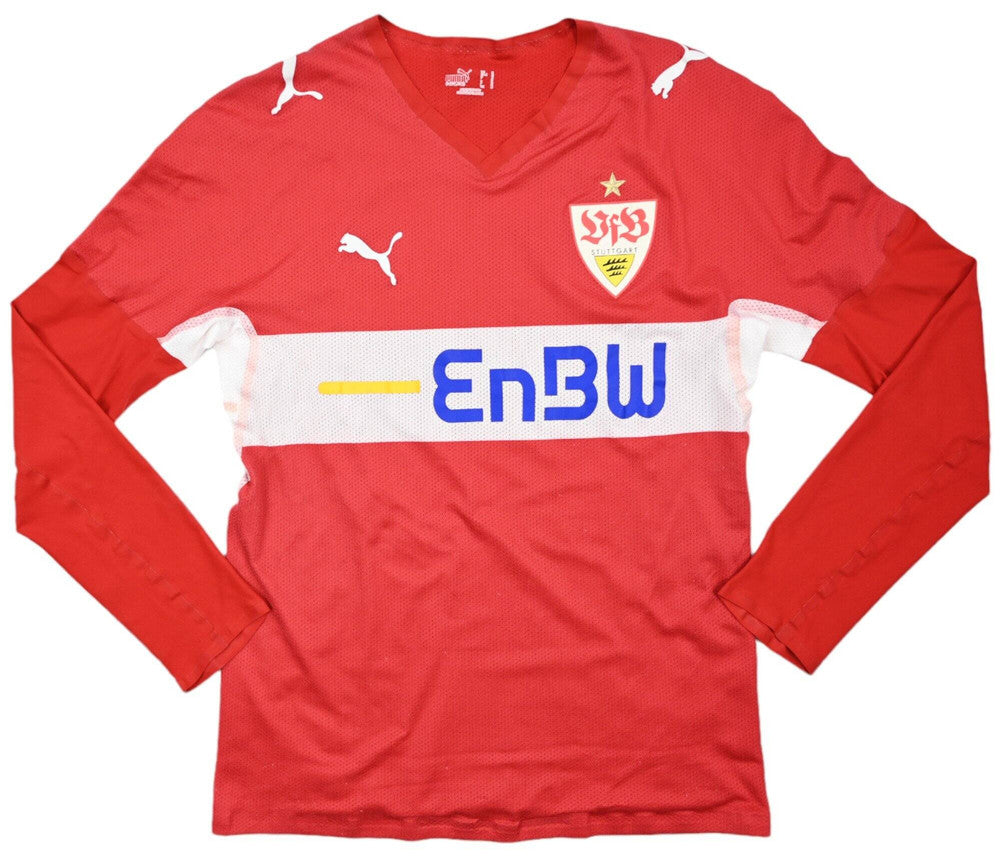 Maillot VFB Stuttgart 2008-10 Puma Player Issue Manches Longues