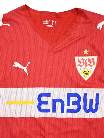 Maillot VFB Stuttgart 2008-10 Puma Player Issue Manches Longues