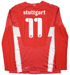 Maillot VFB Stuttgart 2008-10 Puma Player Issue Manches Longues