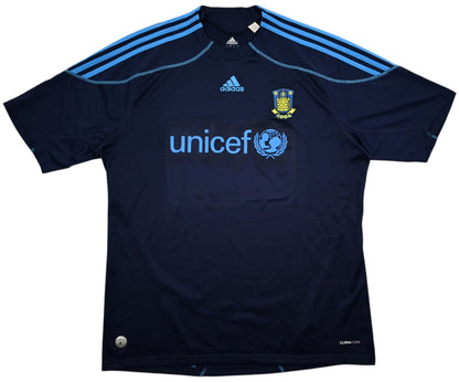 Maillot Brøndby IF Extérieur Adidas 2009-10 Vintage UNICEF