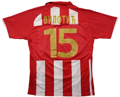 Maillot Crvena Zvezda 2009-10 Nike Vilotic Domicile Vintage L