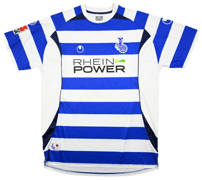 Maillot MSV Duisburg 2009-10 Uhlsport Domicile Vintage MAASSEN