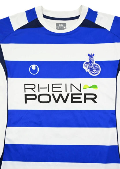 Maillot MSV Duisburg 2009-10 Uhlsport Domicile Vintage MAASSEN