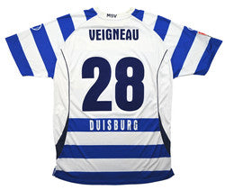 Maillot Duisburg 2009-10 Domicile Uhlsport Vintage VEIGNEAU