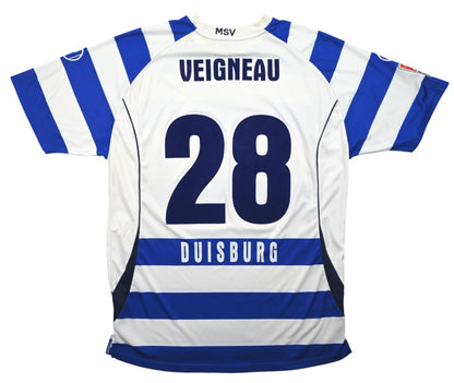 Maillot Duisburg 2009-10 Domicile Uhlsport Vintage VEIGNEAU