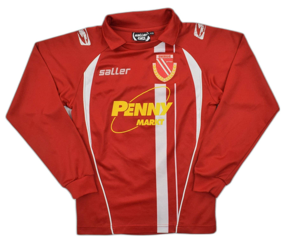 Maillot Énergie Cottbus 2009-10 Domicile Saller Vintage XXS