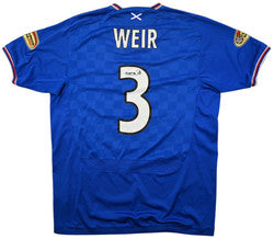 Maillot Glasgow Rangers 2009-10 Domicile Umbro Weir vintage