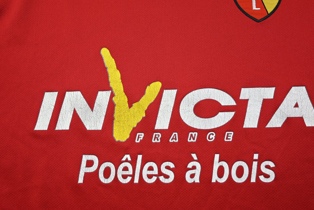 Maillot RC Lens 2009-10 Domicile Reebok Invicta vintage