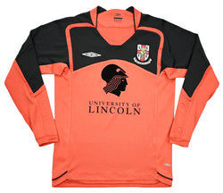 Maillot Gardien Lincoln City 2009-10 Umbro Manches Longues Vintage